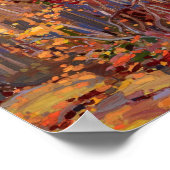 Canadees mappenboom schilderen door Tom Thomson Poster (Hoek)