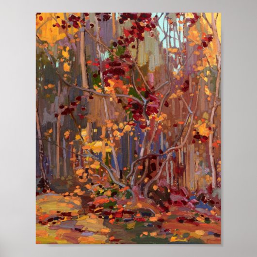 Canadees mappenboom schilderen door Tom Thomson Poster (Voorkant)