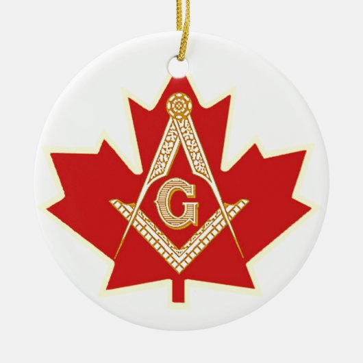 CANADEES MASON KERAMISCH ORNAMENT (Voorkant)