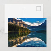 Canadees meer briefkaart (Voorkant / Achterkant)