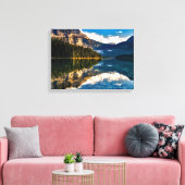 Canadees meer canvas afdruk (Insitu (Woonkamer))