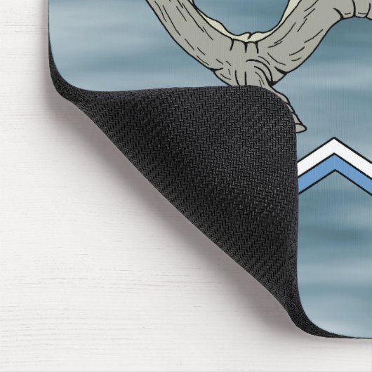 Canadees meer monster en zigzags muismat (Hoek)