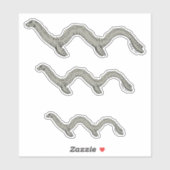 Canadees meer monster sticker (Vel)