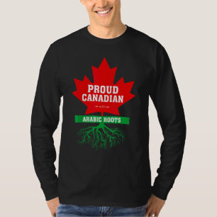 Canadees met Arabische roots Canadese nationalitei T-shirt