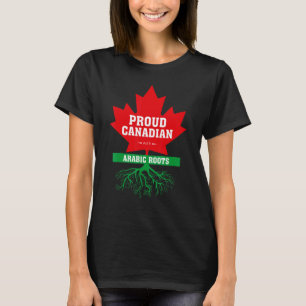 Canadees met Arabische wortels T-shirt