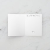 Canadees mountie-pictogram en Mistletoe-kerstKaart Kaart (Binnen)