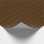 Canadees Nationaal Maple Leaf Tartan Cadeaupapier (Hoek)