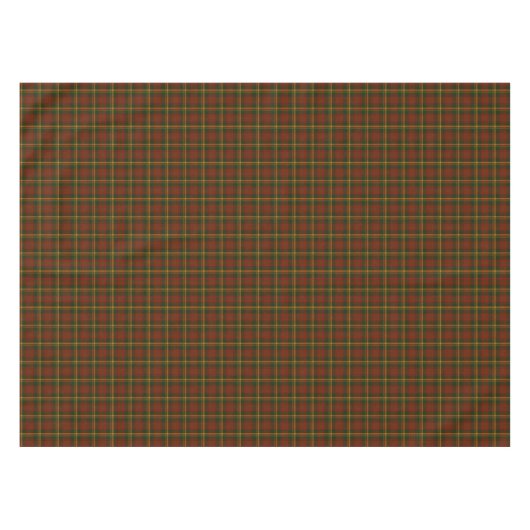 Canadees Nationaal Maple Leaf Tartan Tafelkleed (Voorkant (Horizontaal))