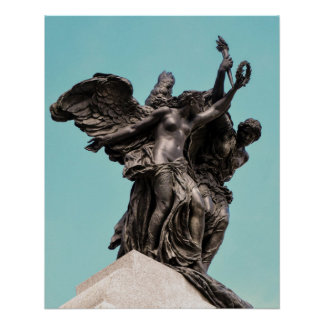 Canadees Nationaal Oorlogsmonument Vrede en Vrijhe Perfect Poster