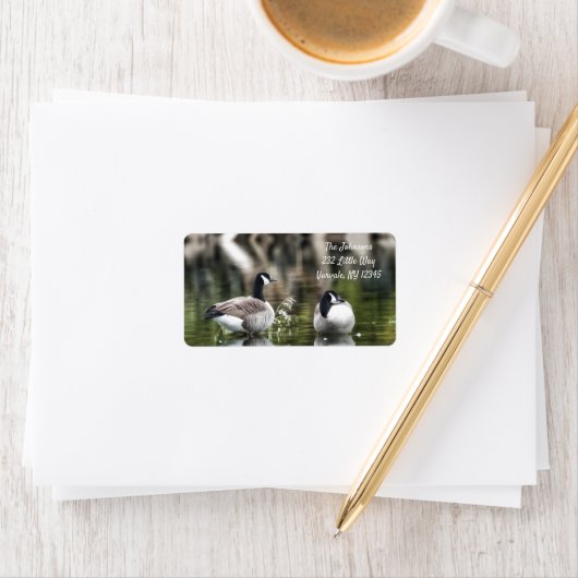 Canadees nieuw adreslabel etiket (Insitu)