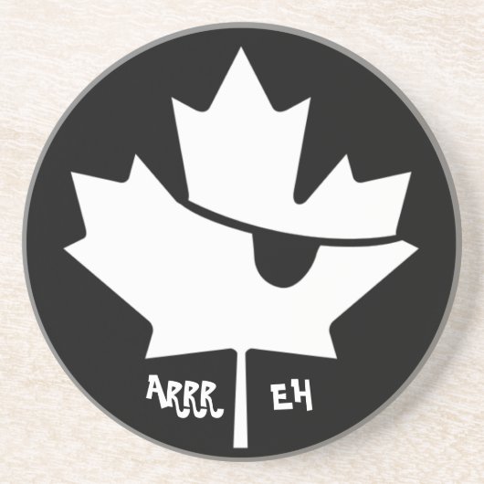 Canadees Onderzetter van piraatmaanbladeren (Voorkant)