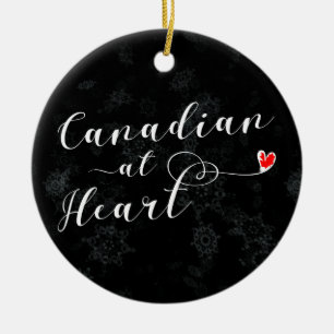 Canadees Ornament voor hart en kerstbomen