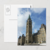 Canadees parlement in Ottawa Briefkaart (Voorkant / Achterkant)