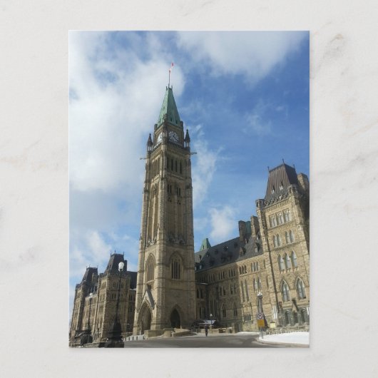 Canadees parlement in Ottawa Briefkaart (Voorkant)