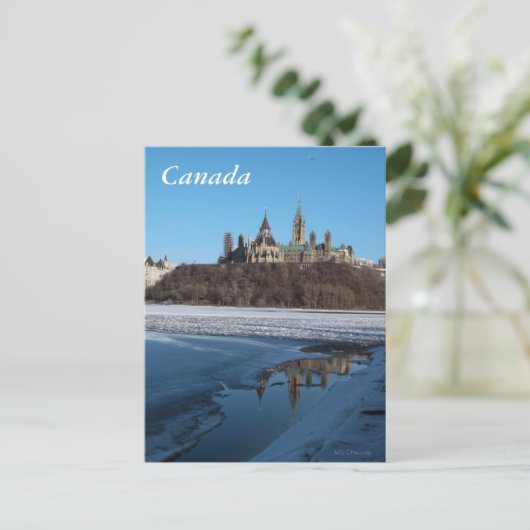 Canadees parlement Uitzicht van Ottawa Briefkaart (Staand voorkant)