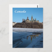Canadees parlement Uitzicht van Ottawa Briefkaart (Voorkant / Achterkant)