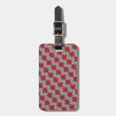 Canadees patroon bagagelabel (Voorkant verticaal)