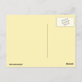 Canadees Pet op de rode Maple Leaf Briefkaart (Achterkant)