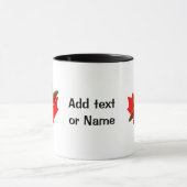 Canadees Pet op de rode Maple Leaf Mok (Midden)