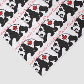 Canadees plakpapier voor panda tissuepapier (Detail)