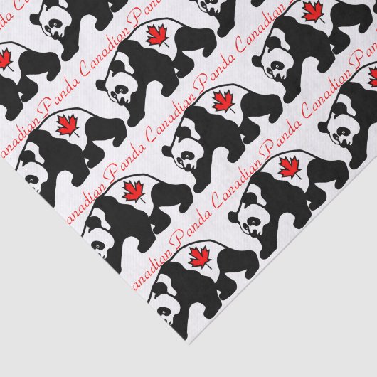 Canadees plakpapier voor panda tissuepapier (Detail)
