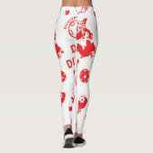 Canadees plukballen (XL tegelgrootte) Leggings (Achterkant)