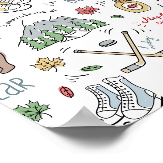 Canadees Poster Doodles (Hoek)