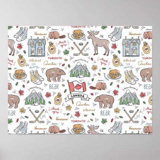 Canadees Poster Doodles (Voorkant)