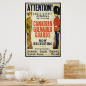  Canadees poster voor inschrijving (Keuken)