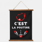 Canadees Poutine Festival Hangend Wandkleed (Voorkant)