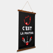 Canadees Poutine Festival Hangend Wandkleed (Gebogen)