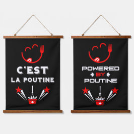 Canadees Poutine Festival Hangend Wandkleed
