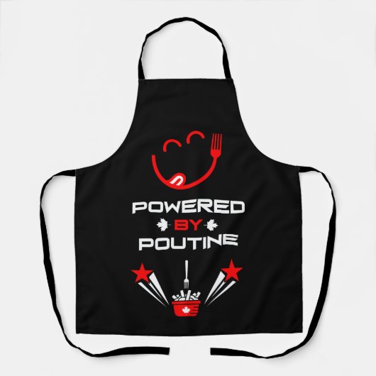 Canadees Poutine Festival Schort (Voorkant)