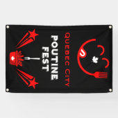 Canadees Poutine Festival Spandoek (Horizontaal)