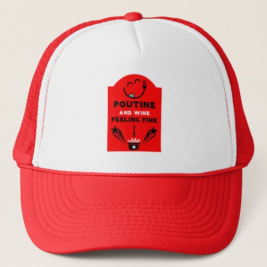Canadees Poutine Festival Trucker Pet (Voorkant)