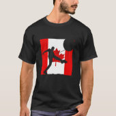 Canadees Pride Canada Soccer Team Maple Leaf Canad T-shirt (Voorkant)