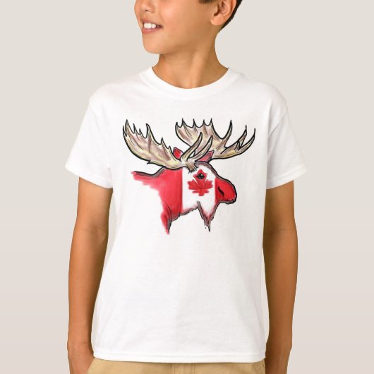 Canadees pride Canada vlag t-shirt (Voorkant)