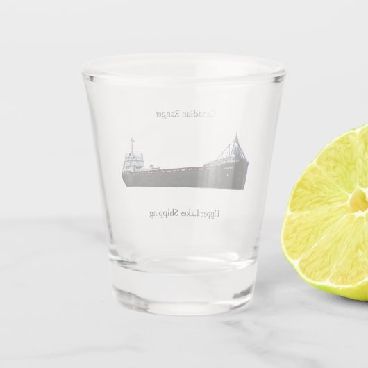 Canadees Ranger shot glas (Achterkant)