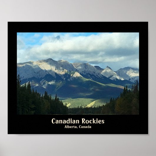 Canadees Rockies, Alberta Canada Wall Poster (Voorkant)