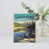 Canadees Rockies Briefkaart (Staand voorkant)