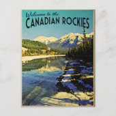 Canadees Rockies Briefkaart (Voorkant)
