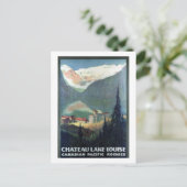  Canadees Rockies Lake Louise Briefkaart (Staand voorkant)