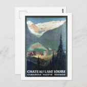  Canadees Rockies Lake Louise Briefkaart (Voorkant / Achterkant)