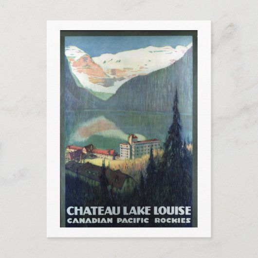  Canadees Rockies Lake Louise Briefkaart (Voorkant)