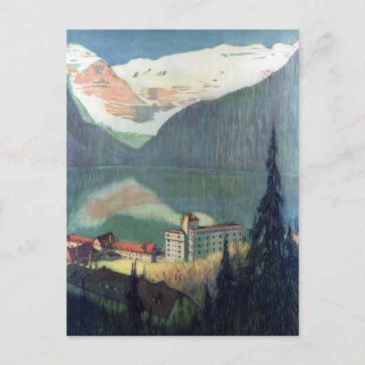 Canadees Rockies Lake Louise Postc Briefkaart (Voorkant)
