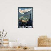  Canadees Rockies Lake Louise Travel Poster (Keuken)