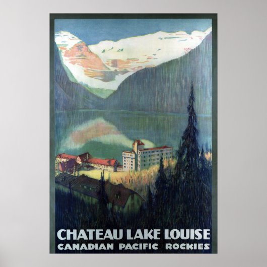  Canadees Rockies Lake Louise Travel Poster (Voorkant)