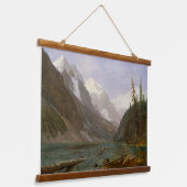 Canadees Rockies (meer van Louise) Hangend Wandkleed (Gebogen)