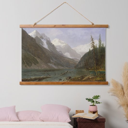 Canadees Rockies (meer van Louise) Hangend Wandkleed (Slaapkamer)