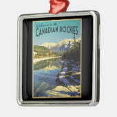 Canadees Rockies Metalen Ornament (Links)